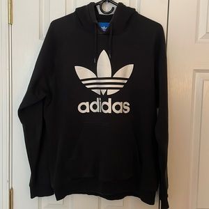 Adidas Black Trefoil Hoodie
